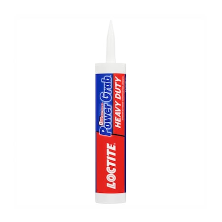 Loctite Power Grab Construction Adhesive, White, 9 oz 2032666